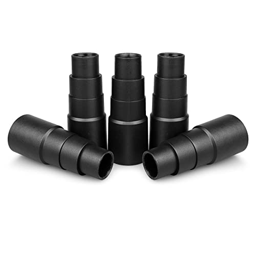Wenrenmk Adattatore Per Aspirapolvere, 5 Pezzi Adattatore Del Tubo Aspirapolvere, Connettore Del Tubo Flessibile Aspirapolvere, Per 20Mm-35Mm Aspirapo