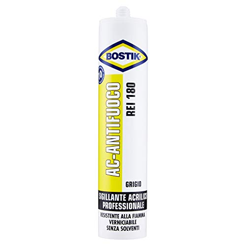 Bostik Sigillante Acrilico Ac-Antifuoco Grigio 300Ml