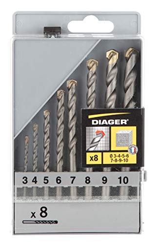 Juego Brocas Masonry Standard 8 Uds.