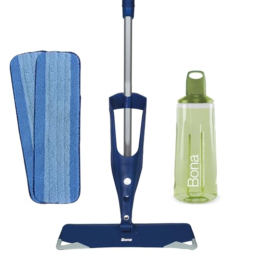Bona Mops Spray Premium Per Pavimenti, Superfici Dure, Bona Floor Mops Per La Pulizia Dei Pavimenti, 1 Cartuccia Liquida Bona Hard-Surface Da 850 Ml E