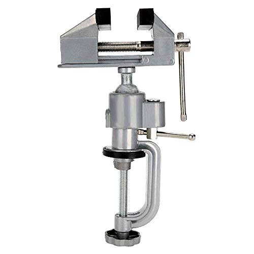 Annurssy Tavolo Morsa Da Banco Morsa Da 360 Gradi In Lega Di Alluminio Mini Morsa Regolabile Con Morsetto Per Banco Da Lavoro