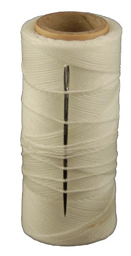 T.W. Evans Cordage 11417 56,7 Gram Wax Sail Kit Con Ago, Bianco