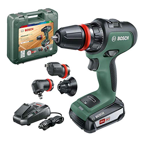 Bosch Trapano Battente-Avvitatore A Batteria Advancedimpact 18, 1 Batteria, Sistema A 18 V, Con Accessori, In Scatola Di Cartone