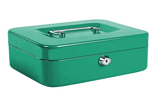 Kippen 10033V4 - Cassetta Portavalori Verde, Dimensioni: 300X240X90 Mm