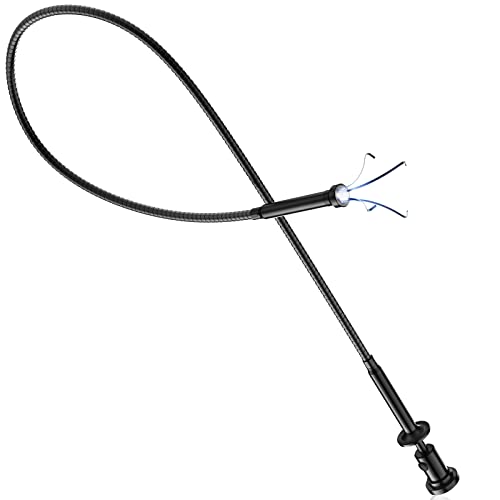 Housolution 28,34'' Pinza Raccogli Oggetti, Pinzatelescopica Prendi Oggetti Con Led, Asta Telescopica Magnetica A 4 Artigli, Per Vite, Bulloni, Baston