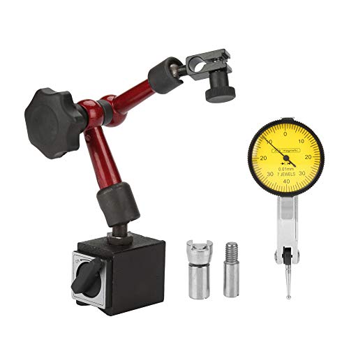 Comparatore Centesimale Digitale 0~0.8Mm Indicatore Di Leva Impermeabile Dial Test Con Base Magnetica Universale Flessibile