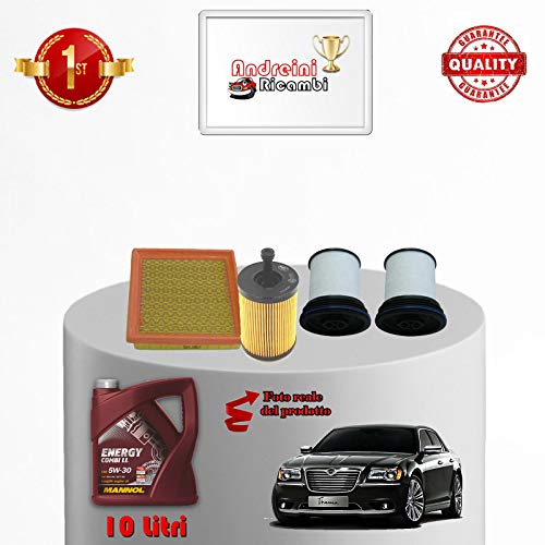 Kit Tagliando Filtri E Olio Lancia Thema Ii 3.0 V6 Crd 176Kw 239Cv 2011 ->
