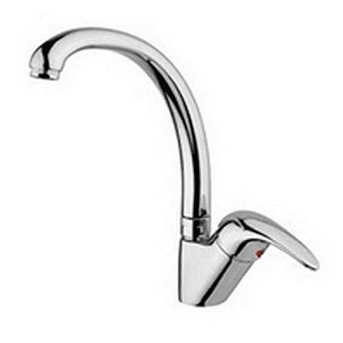 Paffoni Nd181Cr Miscelatore Lavello Monoforo Con Canna Orientabile Con Canna Tubo