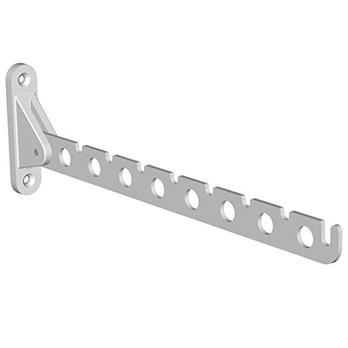 Element System 11202-00003 Metallo Appendiabiti Da Parete, Pieghevole, Con Accessori