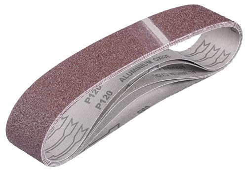 Einhell - Set Di 5 Nastri Abrasivi Originali (Accessori Per Levigatrice A Nastro, 5 Nastri Abrasivi Per Levigatrice A Nastro, 50 X 686 Mm, 2 X P60, 2