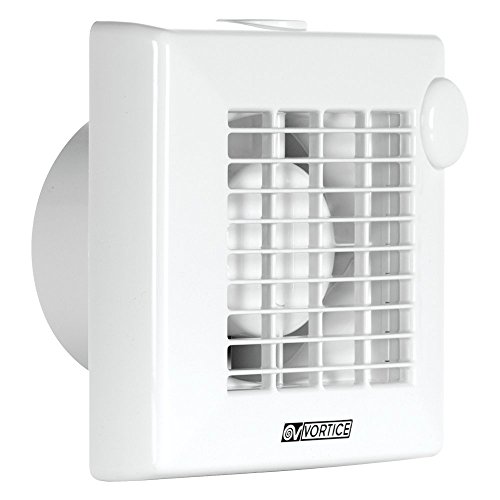 Vortice 11211 Aspiratore Elicoidale Per Muro/Vetro Punto, Bianco