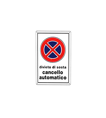 Cartello Divieto Di Sosta 20X 30 Plastica [Targotimbri ]