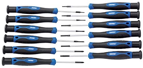 Draper 28118 - Set Di Cacciaviti Di Precisione, 12 Pezzi
