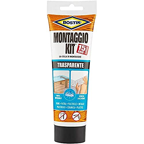 Bostik Montaggio Kit Trasparente Tubo 210Gr