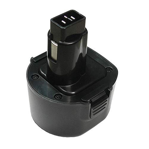 Batteria Ad Alte Prestazioni Ni-Mh, 9,6 V/2000 Mah, Sostituisce Dewalt/Black&Decker 246536 A9251 A9251 De9036 De9061 De9062 De9071 Dw9061 Dw9062 De-90