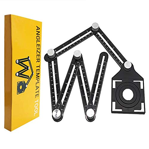 Foratura Localizzatore, Angleizer Template Tool Aluminum Alloy Jig Foro Bit Carpenteria Drill Guide Localizzatore Regolabile Jig Perforazione Strument