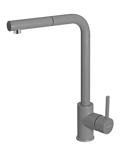 Miscelatore Per Lavello Da Cucina Con Doccetta Colore Titanium - Trail Plus