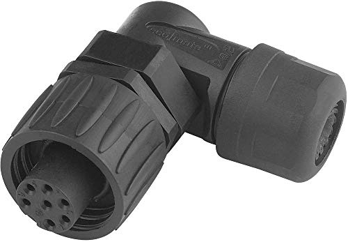 Amphenol C016 10F006 000 12 Connettore Circolare Giunto Angolare Tot Poli: 6 + Pe Serie (Connettore Circolare): C016 1