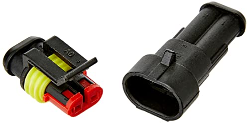 Sealey Ssc2Mf Super Seal Maschio E Femmina Connettore A 2 Vie, Rosso