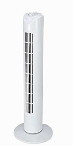 Zephir Ph81 - Ventilatore A Torretta, 45 W, 3 Velocità, Timer 2 H, 230V - 50Hz, Bianco, Altezza 80 Cm