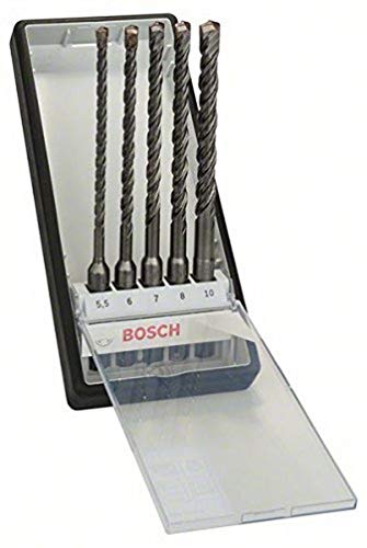 Bosch Accessories Robust Line - Set Punte Per Trapano Sds Plus, 5 Pezzi