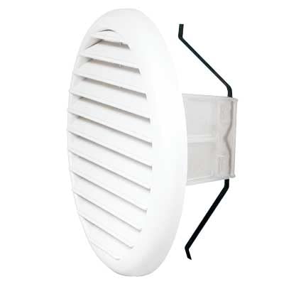 Vecamco Covent - Griglia Rotonda Edill Con Rete Diametro 180 Bianco