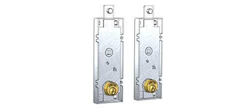 Coppia Di Serrature B551.0810.0000 Per Basculante/Garage Cilindro Tondo
