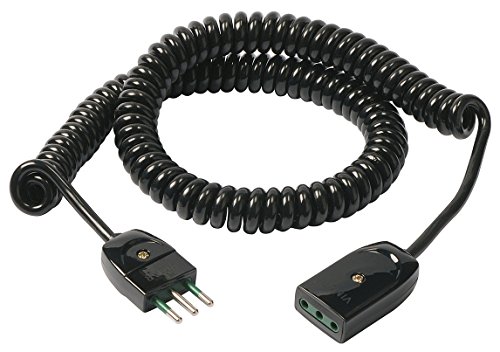 Vimar Vim-0P32352 Cavo Prolunga Estensibile 3G0.75, Nero, 5M