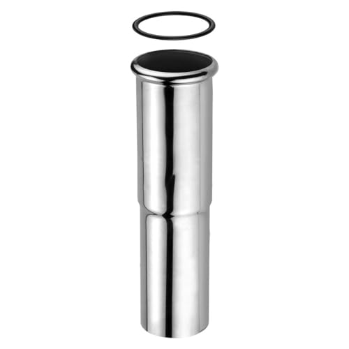 Schläfer 439105 | Canotto Di Prolunga Per Sifone Lavandino 1"1/4 In Ottone Cromata Tubo Di Scarico Per Sifone Regolabile, Universale, 130Mm X Ø32Mm - 