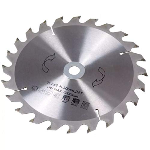 Ferm Lama Per Sega 210 X 30/16/18 24 Denti. Per Troncatrice Radiale Msm1035, Msm1039 E Banco Da Taglio Tsm1035