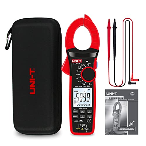 Uni-T Ut206B Ut207B Ut208B Morsetto Metro Amperometrico Vfc Electrical Instruments Dc/Ac Current Voltage Tester Auto Range