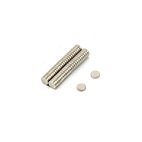 N35 Magnete Neodimio Per Arti, Mestieri, Produzione Di Modelli, Fai -Da -Te, Hobby E Imballaggi - 4Mm Dia X 1Mm Di Spessore - 0,16Kg Di Tiro - Pacco D