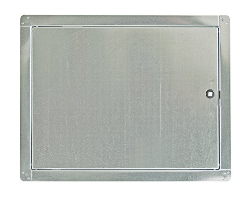 Sportello Per Contatore In Acciaio Zincato Con Chiave A Quadrello (Cm H. 40 X L. 30)