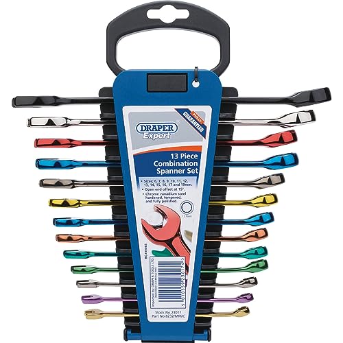 Draper 23017 - Set Di Chiavi Combinate, 13 Pezzi