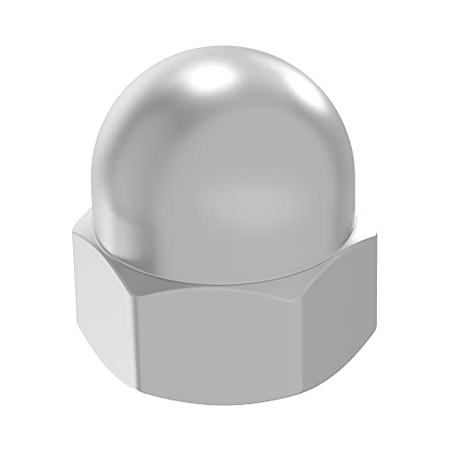 Seccaro Dado Cieco M14, Acciaio Inox V2A Va A2, Din 1587, Esagono, Forma Alta, 20 Pezzi