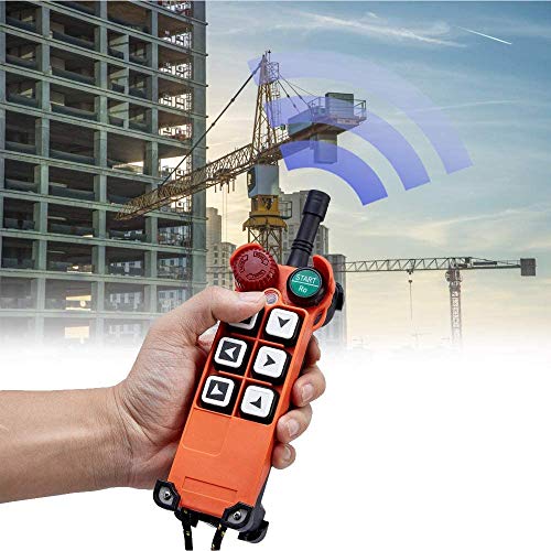 Mxbaoheng 24V Telecomando Industriale Singola Velocità Gru Telecomando Telecomando Senza Fili Gru Telecomando Per Industriale/Paranco/Gru Con 1 Trasme