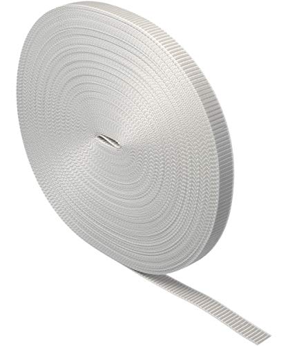 Schellenberg 11441 Cintino Per Tapparelle Avvolgibili 23 Mm X 50 M - Sistema Maxi, Cinghia Tapparella Grigio