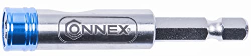 Connex Supporto Per Punte Professionale 67 Mm – Extra Sottile – Forte Magnetico Per Magnetizzazione Automatica Delle Punte – In Acciaio Al Cromo Vanad