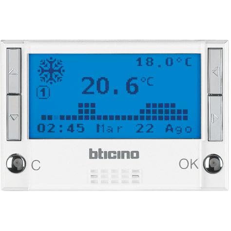 Legrand/Bticino - Ax-Cronotermo 2X1,5V 3M Bianco