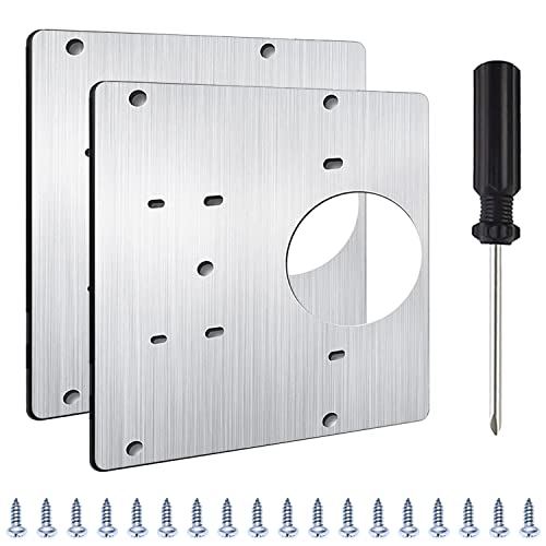 Giak Piastra Di Riparazione Cerniera Cabinet Hinges 2 Pezzi Piastra Di Riparazione Per Cerniere Stainless Steel Plate Repair Accessory Per Porte Di Ar