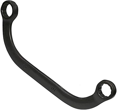 Aerzetix: Chiave Poligonale Piatte Curve Forma C - 10-12Mm - C2115
