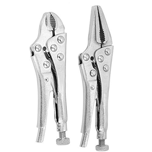 2 Pezzi Pinza Di Bloccaggio Del Morsetto, Pinze Regolabili Autobloccanti Rt-R05, 125Mm E 110Mm