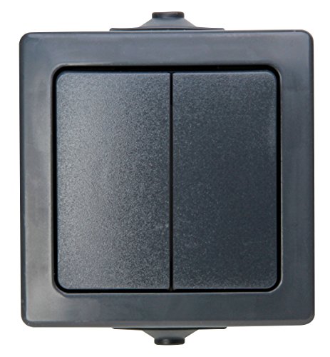 Kopp Nautic 565515009 - Interruttore Di Serie Per Ambienti Umidi, 250 V (10 A), Ip44, Colore: Antracite