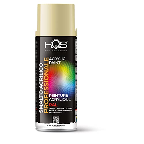 Hqs Bomboletta Di Vernice Spray Acrilica Colori Ral (Ral 1014 Avorio)
