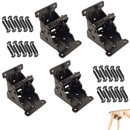 4 Pezzi Cerniera Autobloccante, Cerniera Pieghevole Tavolo, Cerniera Pieghevole Autobloccante, Gambe Tavolo Pieghevole Staffe, Per Gambe Panche Da Tav