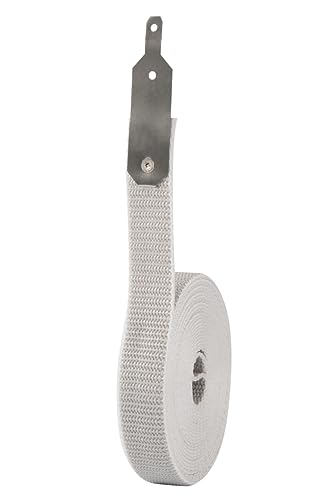 Schellenberg 34303 Kit Di Riparazione Cintino Per Tapparelle, Larghezza Del Nastro Sistema, Lunghezza 4,3 M, Grigio, Maxi 23 Mm