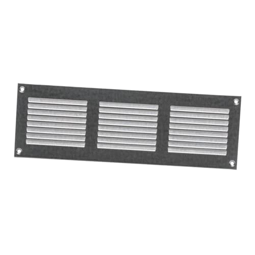 300X100Mm Griglia Di Ventilazione Con Zanzariera - Griglie D'Aerazione In Metallo - Acciaio Zincato