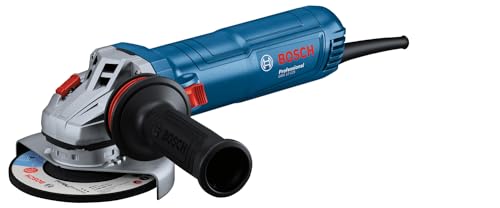 Bosch Professional Smerigliatrice Angolare A Filo Gws 12-125 (Ø Disco: 125 Mm, 1200 W Pot., Prot. Riavvio Accidentale, Incl. Impug. Supp. Vibration Co