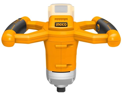 Ingco Mxli2001 Trapano Miscelatore Mescolatore A Batteria 20 V Impastatore Con Frusta Inclusa Solo Corpo