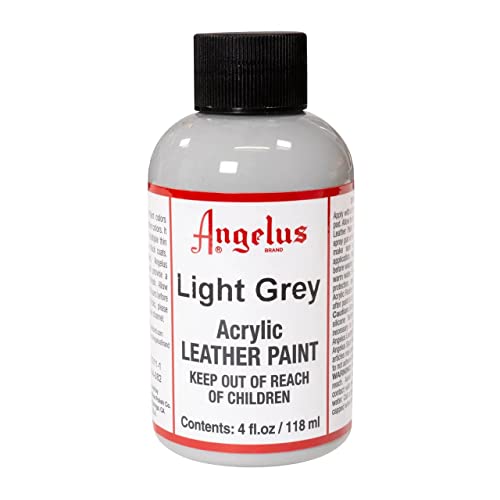 Angelus Leather Paint, Light Grey, 4 Ounce Jar (720-04-082)